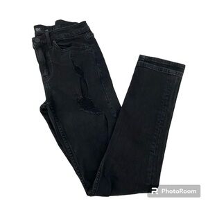 RSQ black distressed skinny jeans 28/6